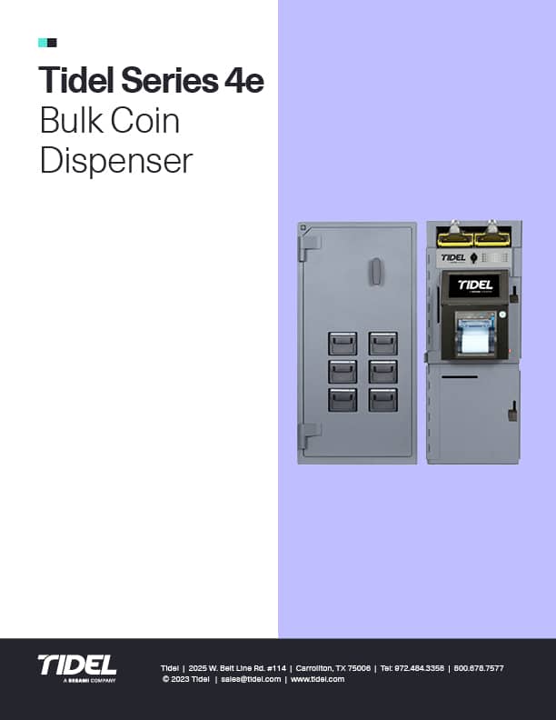 Series 4e Bulk Coin Dispenser Spec Sheet