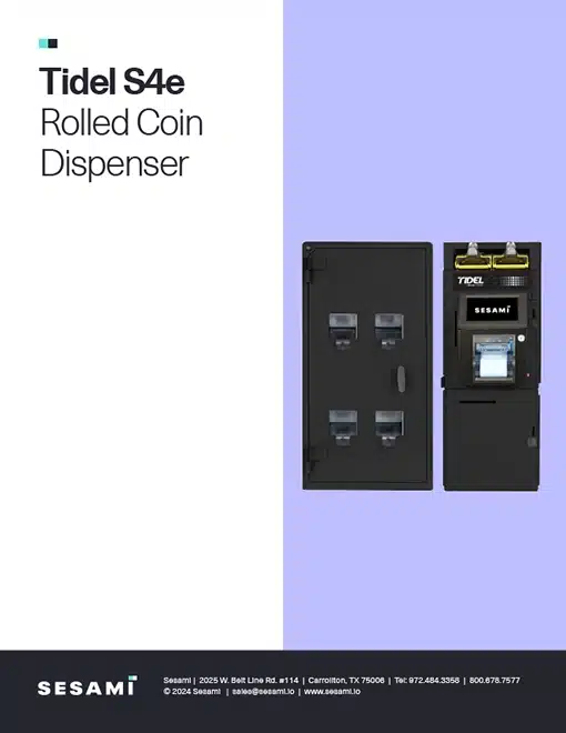 Tidel-S4e-Rolled-Coin-Dispenser